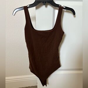 Abercrombie & Fitch Chocolate Brown Bodysuit Size Small